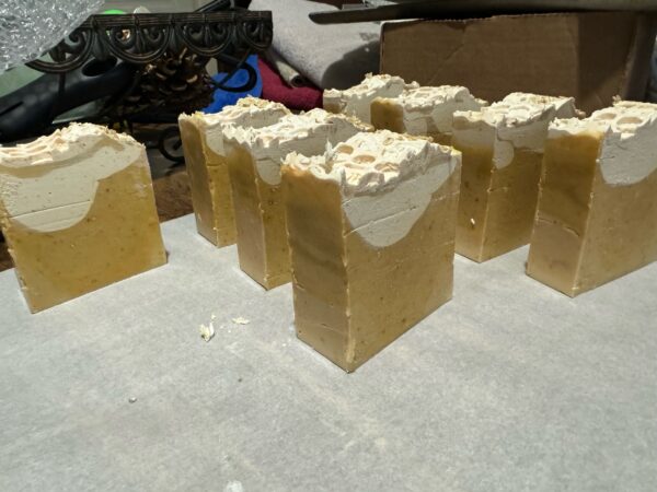 Oatmeal Honey Vanilla Aloe Goats milk Body bar soap - Image 3
