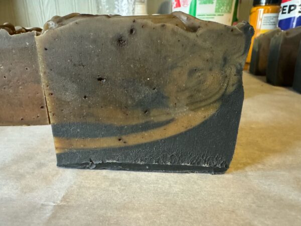 Sold out, Launch date 12-10-2025 Black Garlic Goats milk Body bar soap