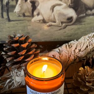 Vanilla In the Woods soy candle