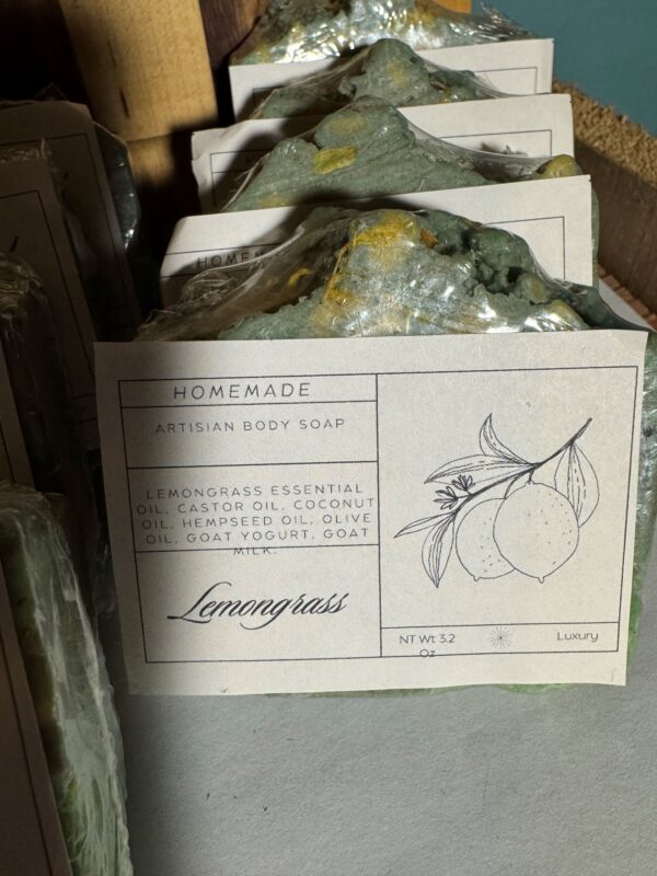 Lemongrass Goat’s Milk Luxury  Bar Soap