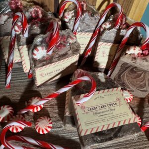 Candy Cane Crush Goat’s Milk Bar Soap