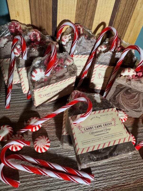 Candy Cane Crush Goat’s Milk Bar Soap