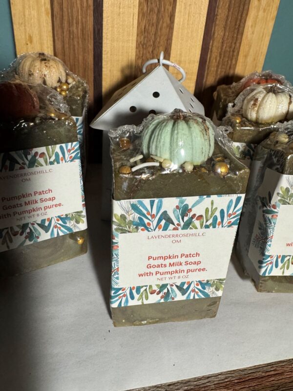 Pumpkin Patch Goat’s Milk Bar Soap - Image 2