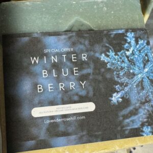 Winter Blueberry Goat’s Milk Bar Soap