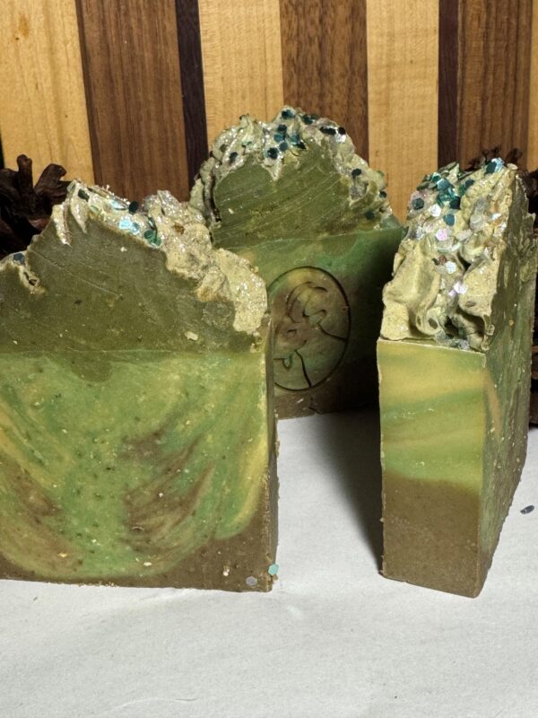 Winter Forest Goat’s Milk Soap is a luxurious blend