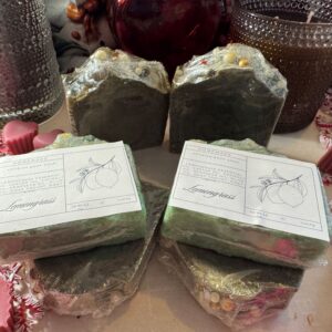 Lemongrass goats milk soaps