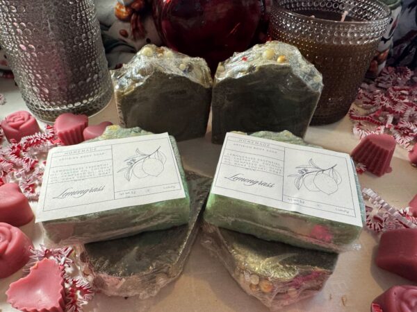 Lemongrass goats milk soaps