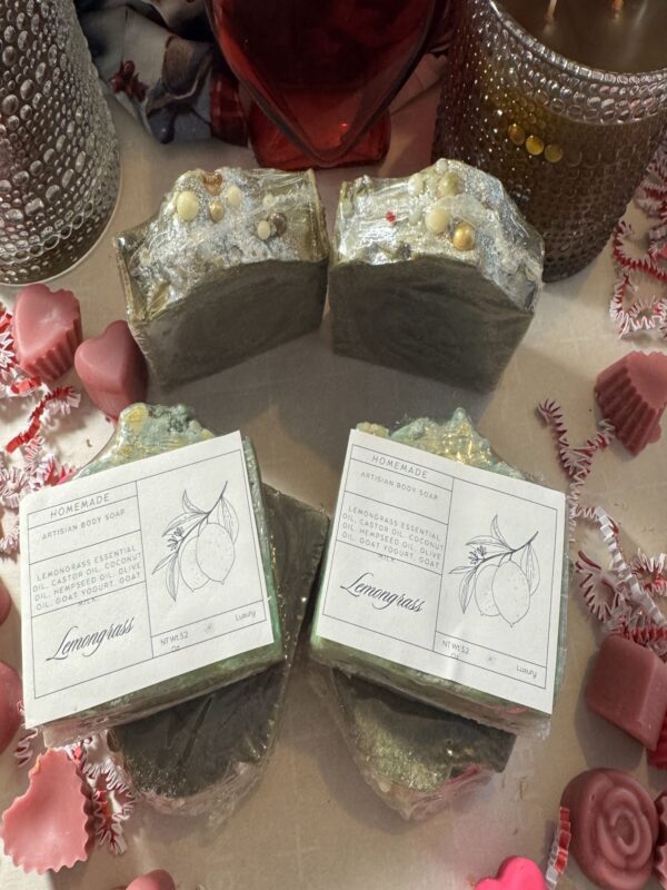 Lemongrass goats milk soaps - Image 2