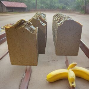 Banana buttermilk and goats milk bar soap