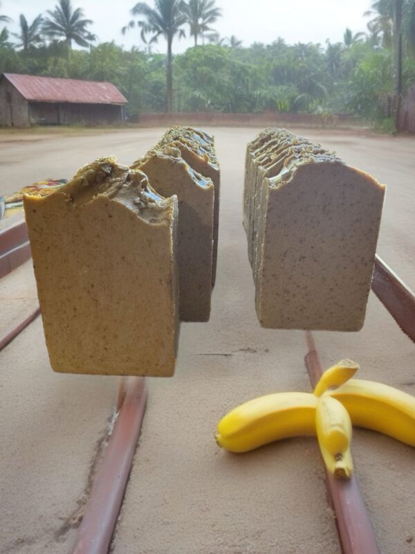 Banana buttermilk and goats milk bar soap