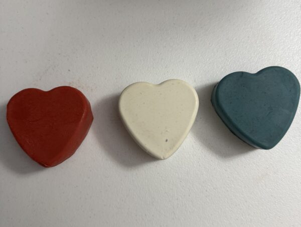 Red White and Blue goats milk hand wash bars