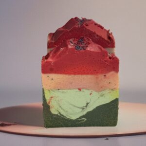 Watermelon Goats Milk Soap Bar