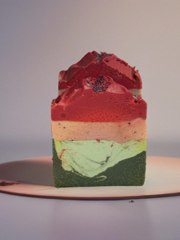 Watermelon Goats Milk Soap Bar
