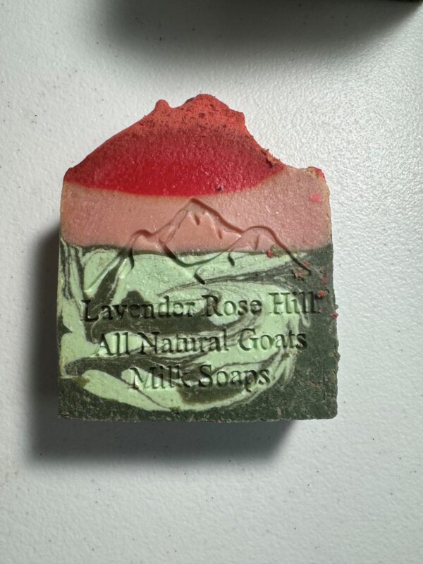 Watermelon Goats Milk Soap Bar - Image 2