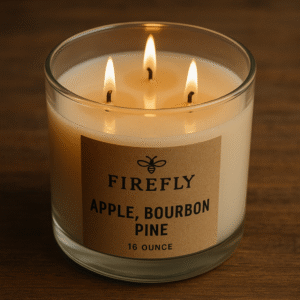 FireFly Apple Maple Bourbon Pine Candle