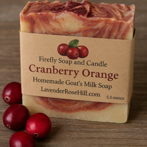 Cranberry Orange Goat’s Milk Soap