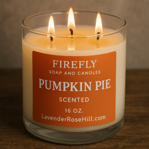 Firefly Pumpkin Pie Candle