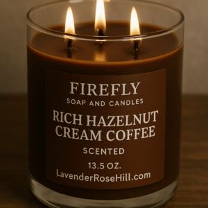 Firefly Hazelnut cream coffee Candle