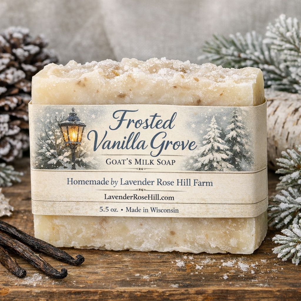 Frosted Vanilla Grove Goat’s Milk Soap