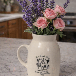 Lavender Rose Hill Vase